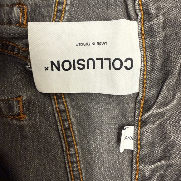 Men's Gray Straight Jeans - Picture 10 of 10